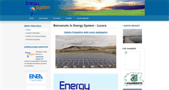 Desktop Screenshot of energysystemfv.it