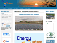 Tablet Screenshot of energysystemfv.it